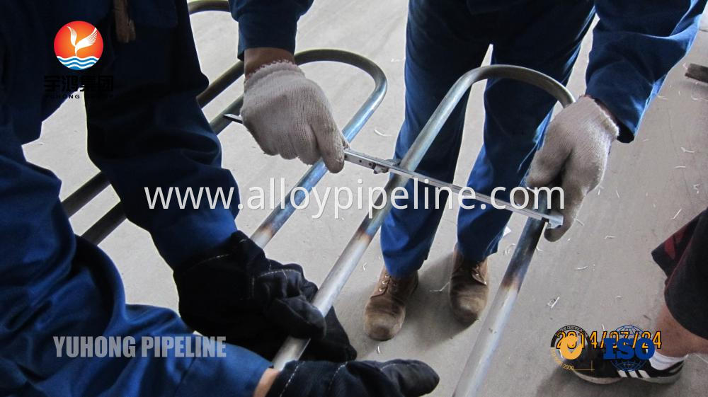 U Bend Tube ASME SA213 TP304 TP304L TP304H For Heat Exchanger